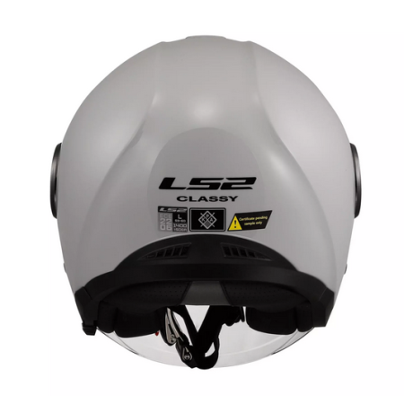 Kask otwarty Jet LS2 Classy Pearl Grey